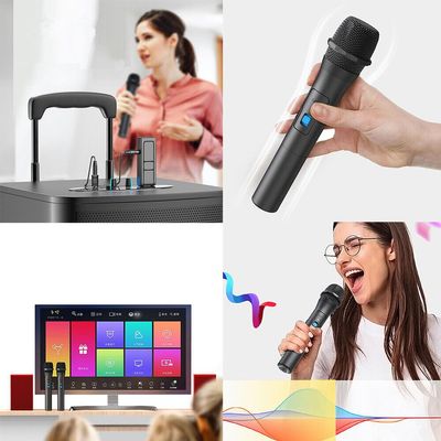 BudgetBundles US Professional VHF Wireless Microphone Handheld Mic System Karaoke W/Receiver