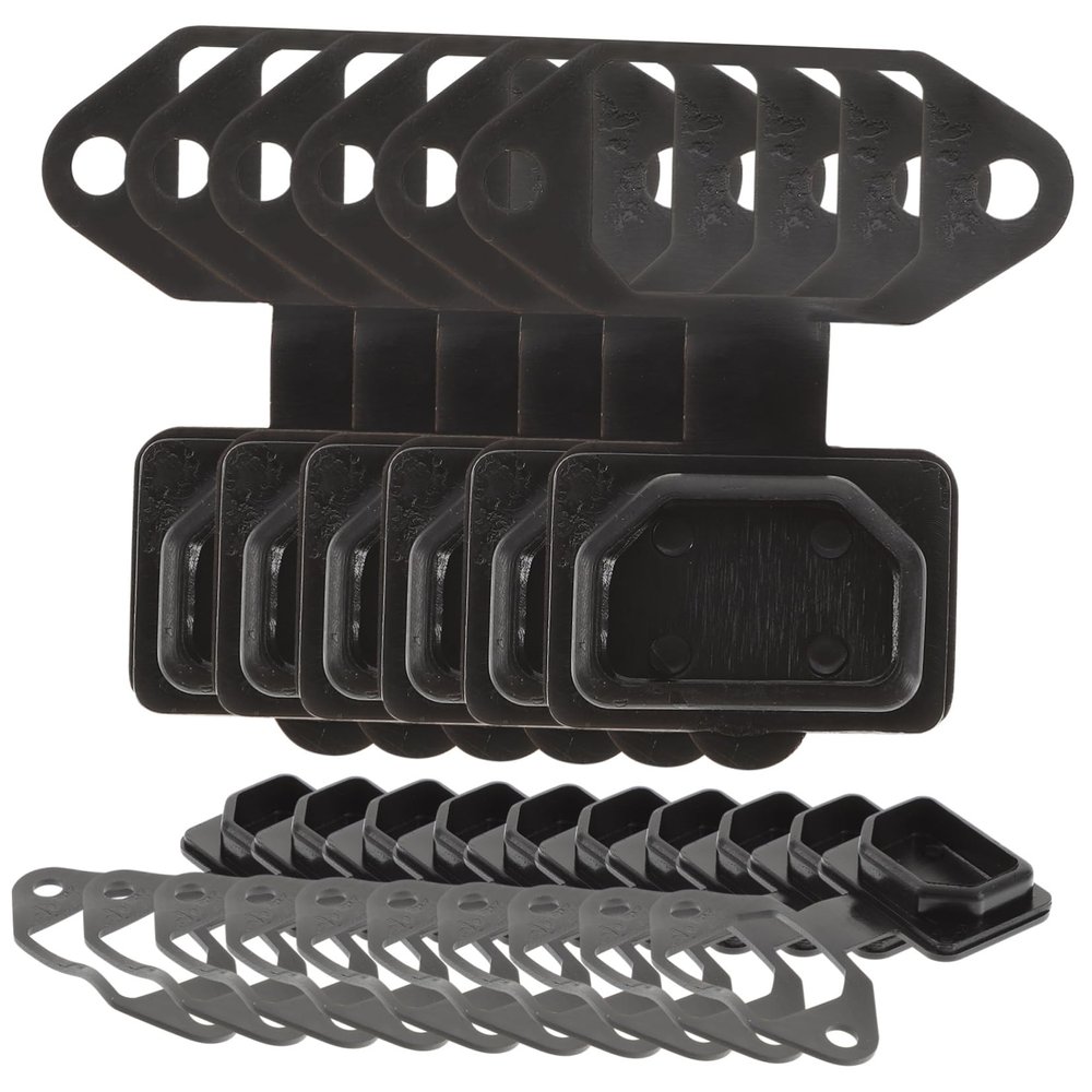 SEWOART 24pcs Socket Cap Electrical Outlet Cover Plates Childproof Outdoor Power Outlet Plug Covers Silicone Material Weatherproof Electric Plug Protector