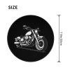 Rqwaaed Retro Monochrome Motorcycle 2 PCS Charming Round Mouse Pad Cute Design Non-Slip Waterproof 7.9 x 7.9 x 0.12 in view 3