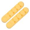 Yardenfun 2pcs Self-Adhesive Cord Cable Organizer Silicone Wire Management Clips for Desk Office Cable Holder for Power Cords USB Headphones view 1