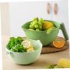IMIKEYA Material Vegetable Strainer Easy to Use Store over Sink Drain Basket Kitchen Colander Vegetable Wash Basket view 4