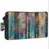Abstract Tree Waterproof Outdoor TV Cover 80-85 Inch Weatherproof, Outside Television Cover TV Screen Protector with Remote Control Pocket, Contemporary Graffiti Painting Art Sunset view 1