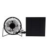 TANIQIACA 5W Mini Solar Panel Powered USB Cooling Iron Fan Power Bank Fan for Home Office Outdoor view 2