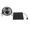 TANIQIACA 5W Mini Solar Panel Powered USB Cooling Iron Fan Power Bank Fan for Home Office Outdoor view 3