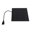 TANIQIACA 5W Mini Solar Panel Powered USB Cooling Iron Fan Power Bank Fan for Home Office Outdoor view 4