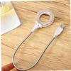 Mikikit USB Led Reading Lamp Adjustable Brightness Night Light for Laptop Pc and Power Bank Flexible Eye Protection Design Portable White Lamp for Home Office and Camping view 3