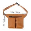 Outanaya PU Hair Scissors Waist Bag Belt for Barber Salon view 2