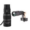 Concert Camping Telescope for Adults - 16X52 Telescope Monocular High Power High Definition with Night Vision Low Light FMC Green Film Outdoor view 2