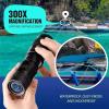 Concert Camping Telescope for Adults - 4K Monocular Telescope 10-300X40mm Super Telephoto Zoom Tripod FMC Ultra High Transmission Fit Smartphone view 3
