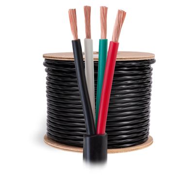 Cables Direct Online Speaker Wire 16 Gauge, 500 ft for Outdoor and Indoor Use, 16/4 CCA (Copper Clad Aluminum) Stranded Bulk Audio Cable, In Ground Direct Burial Waterproof and UV Resistant