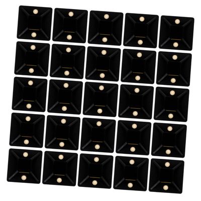 Homoyoyo 200pcs Self-Adhesive Cable Wire Holders Tool Easy Install Wire Organizer for Lightweight Pe Material Space-Saving Cord Ties