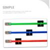 Homoyoyo 200pcs Self-Adhesive Cable Wire Holders Tool Easy Install Wire Organizer for Lightweight Pe Material Space-Saving Cord Ties view 3