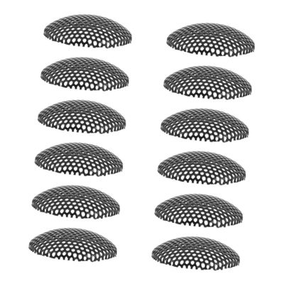 Veemoon 12pcs Speaker Protective Mesh Cover Net Durable Microphone Guard Easy to Install Resistant Audio Protection Net for Sound Box and Speaker Systems