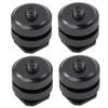 Veemoon 4pcs Aluminum Alloy Hot Shoe Adapter Tripod Screw for Cameras Microphones and Monitors Dual Cold Shoe Mount for Photography Enthusiasts view 1