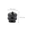 Veemoon 4pcs Aluminum Alloy Hot Shoe Adapter Tripod Screw for Cameras Microphones and Monitors Dual Cold Shoe Mount for Photography Enthusiasts view 4