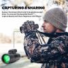 Concert Camping Telescope for Adults - 12x50 Monocular Telescope with Smartphone Holder and Tripod Mini Zoom Optics Telescope for Birds Watching/Wildlife/Hunting/Camping/Hiking/Tourism/Armoring/Living view 2