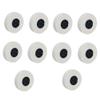 DirectNine Basics 10 Roll Label Maker Tape, Adapted Label Paper Replacement for MAX LM370 LM380 LM390 Stickers, 8m Long 5mm Wide Label Tape (White) view 1