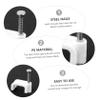 Veemoon 500pcs Clips Premium Pe Wire Tie Holders for Easy Installation Square Clips for Tidy Organization view 2