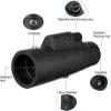 Fodalob Concert Camping Telescope for Adults - High Power Monocular 40X60 Zoom Optical High Definition Lens Single Barrel Telescope Adults Portable Outdoor Telescopes view 3