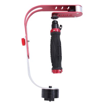 Veemoon 1pc Handheld Camera Stabilizer Bow-Type Stabilizer Holder for Videos Red for Low Angle Shots Travel for Photography Video Capture