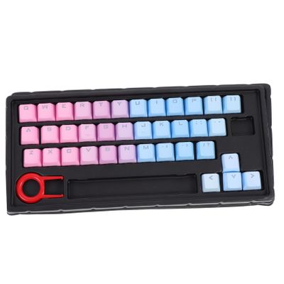 Yardenfun Key Translucent Height Keyboard Keycaps Retro Chic Design for Gaming Keycaps Easy Install Remove Scratch Dust Protection