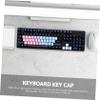 Yardenfun Key Translucent Height Keyboard Keycaps Retro Chic Design for Gaming Keycaps Easy Install Remove Scratch Dust Protection view 3