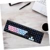 Yardenfun Key Translucent Height Keyboard Keycaps Retro Chic Design for Gaming Keycaps Easy Install Remove Scratch Dust Protection view 4