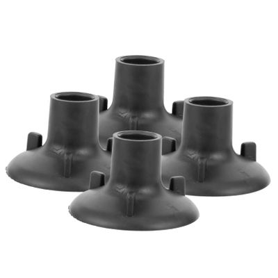 Gogogmee 4pcs Rubber Chair Leg Pads for Shower Chairs Non- Design Replacement Caps for Enhanced Stability Installation Inner