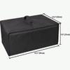 AF-WAN Record Player Turntable dust Cover,Waterproof,Compatible With Nostalgic 6-in-1 Bluetooth Record Player & Multimedia Center VTA-200B Series and VTA-600B Series, Black view 3