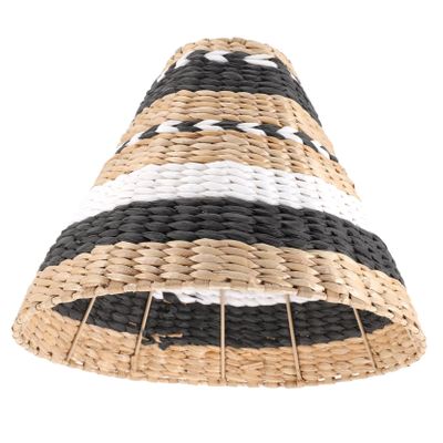 Ciieeo Small Vintage Style Lampshade for Light Fixtures Elegant Paper Weave Design for Home Hotel Restaurant Decor Easy to Install for Ceiling and Table Lamps