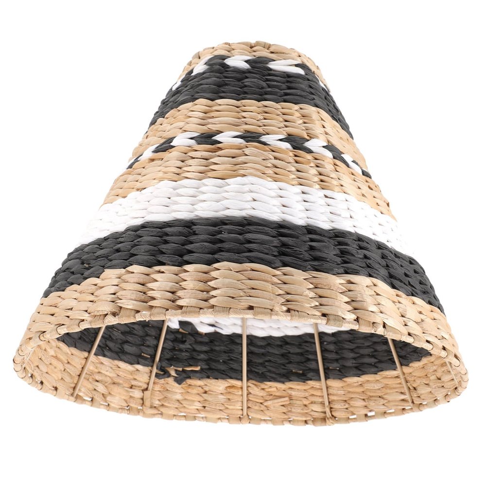 Ciieeo Small Vintage Style Lampshade for Light Fixtures Elegant Paper Weave Design for Home Hotel Restaurant Decor Easy to Install for Ceiling and Table Lamps