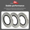 Solid Nichrome Heating Flat Wire Nichrome Wire Suitable for Industrial Use, 3Mm Wide and 5 Meters Long,Thickness:0.2mm view 3