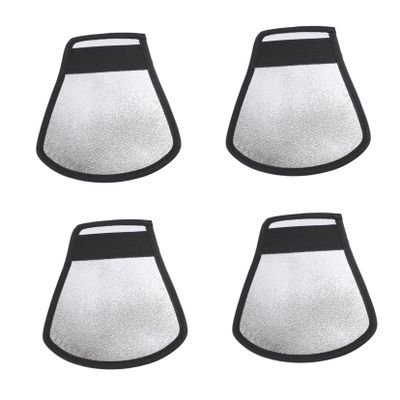 Veemoon 4pcs Camera Flash Reflector Diffuser Softens Light Eliminates Harsh Shadows Portable Design for Photography Suitable for Beginners and Professionals