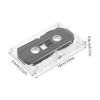 KONTONTY 6pcs Blank Cassette Tapes for Recordable Audio Compatible with Various Recorders Transparent Storage Case Durable and Long-Lasting for Speech and Music Recording view 2