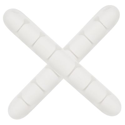 DOITOOL Sets Cable Management Tool Under-Desk Slot Silicone Cord Keeper Adhesive Back Pcs