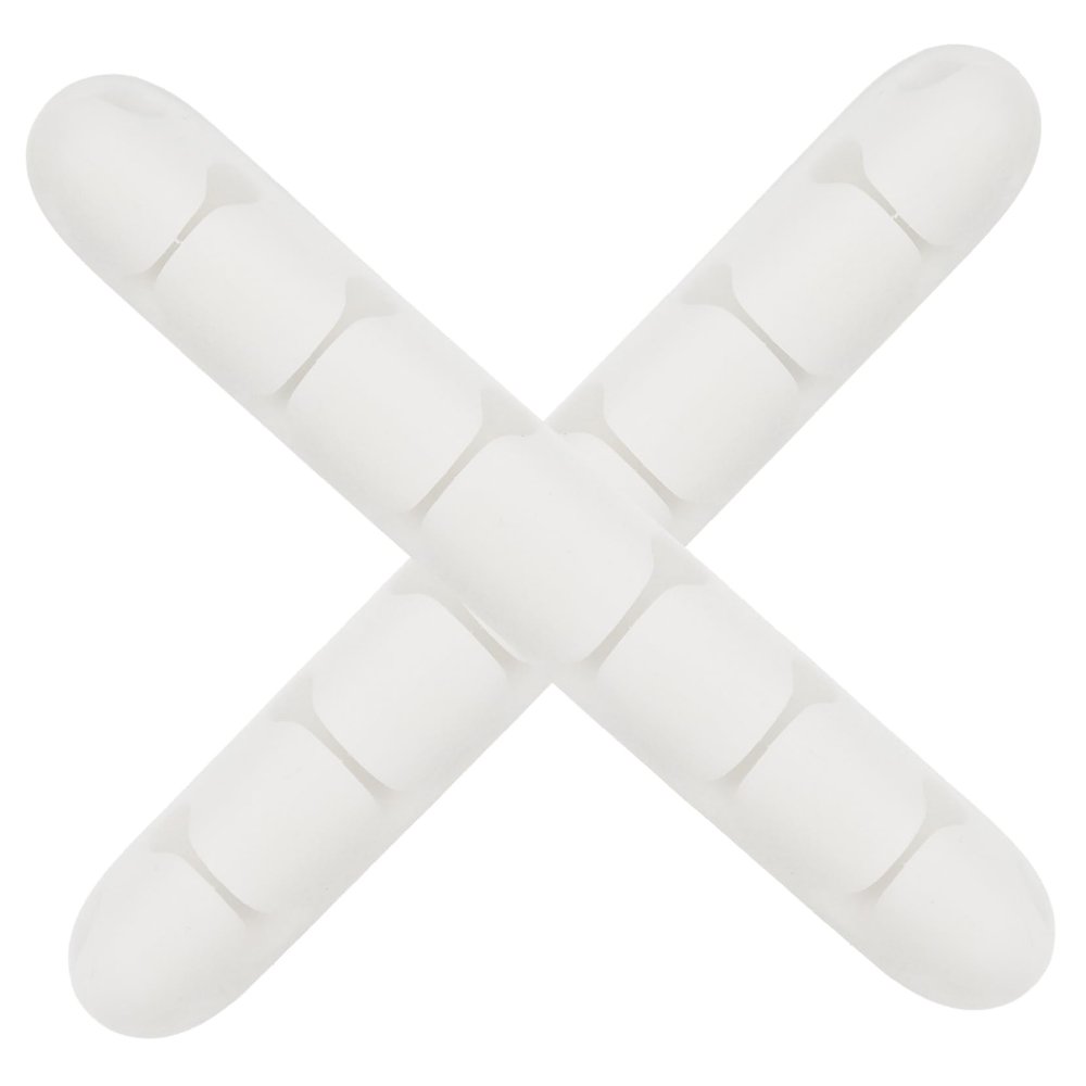 DOITOOL Sets Cable Management Tool Under-Desk Slot Silicone Cord Keeper Adhesive Back Pcs