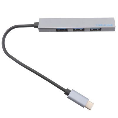 ARTIBETTER USB Hub 4-Port OTG Data Dock Type-C to USB 2.0 Adapter Compact 3.1 Hub for Laptop Pc Accessories Plug and Play