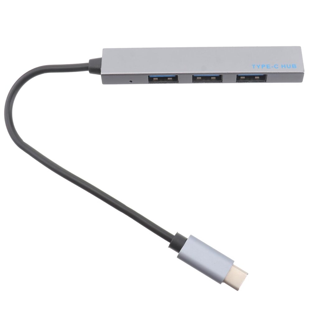 ARTIBETTER USB Hub 4-Port OTG Data Dock Type-C to USB 2.0 Adapter Compact 3.1 Hub for Laptop Pc Accessories Plug and Play