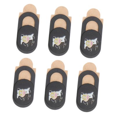 ARTIBETTER 6pcs Cover Webcam Cover Cam for Smartphone Phones Webcam Lens Cap Hider Slider Abs Tablet