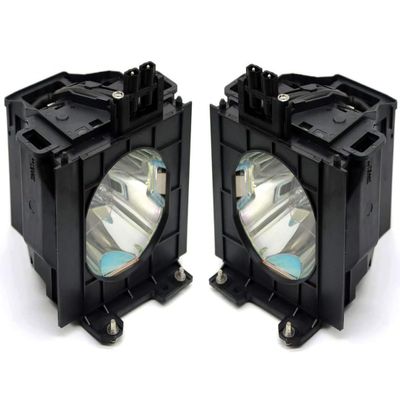 2-Pack Projector Lamp for Panasonic PT-D4000U PT-D4000U/UL Assembly with Genuine Original Ushio OEM Bulb - 1 Year Warranty