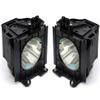 2-Pack Projector Lamp for Panasonic PT-D4000U PT-D4000U/UL Assembly with Genuine Original Ushio OEM Bulb - 1 Year Warranty view 1