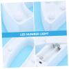 ABOOFAN 4pcs 2021 2021 Night Light 2021 Lights Decorations Wedding Sign Wedding Ornaments Arabic Decor Hanging 2021 Number Sign Led Sign Led Number Lights for Party White Props Abs Shine view 3
