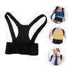 TOVINANNA Adjustable Posture Corrector for Back Support Ergonomic Hunchback Correction Strap for Adults and Students Reusable Back Brace for Improved Posture and Spine Health Black view 3