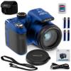 Minolta MN40Z 20MP Digital Camera  40x Optical Zoom, 1080p FHD Video, 3.0" LCD, Wi-Fi, Face/Smile/Blink Detection  Blue view 1