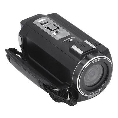 56MP 5K DV800 Camera, 18X Digital Zoom Autofocus Anti Shake 180 Deg Rotation Touchscreen Camera for Travel Photography Selfie