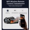 56MP 5K DV800 Camera, 18X Digital Zoom Autofocus Anti Shake 180 Deg Rotation Touchscreen Camera for Travel Photography Selfie view 4