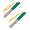 Outanaya 2pc Fishing Hook Sharpener File Double-Sided Sharpening for Grinding Portable Tool for Freshwater Saltwater Fishing view 1
