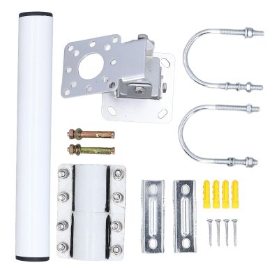 Antenna Mounting Bracket for V2 Rectangular Dish Stainless Steel TV Antenna Short Wall Mount Bracket with L Shaped Design