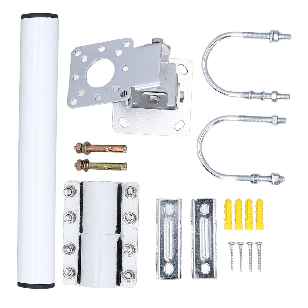 Antenna Mounting Bracket for V2 Rectangular Dish Stainless Steel TV Antenna Short Wall Mount Bracket with L Shaped Design