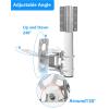 Antenna Mounting Bracket for V2 Rectangular Dish Stainless Steel TV Antenna Short Wall Mount Bracket with L Shaped Design view 2